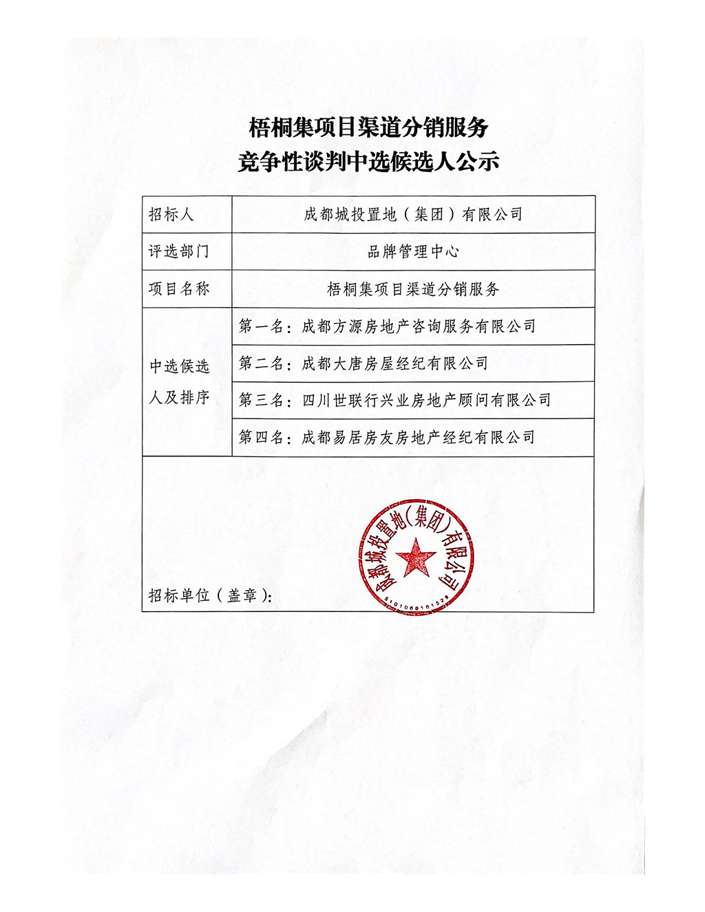 梧桐集项目渠道分销服务