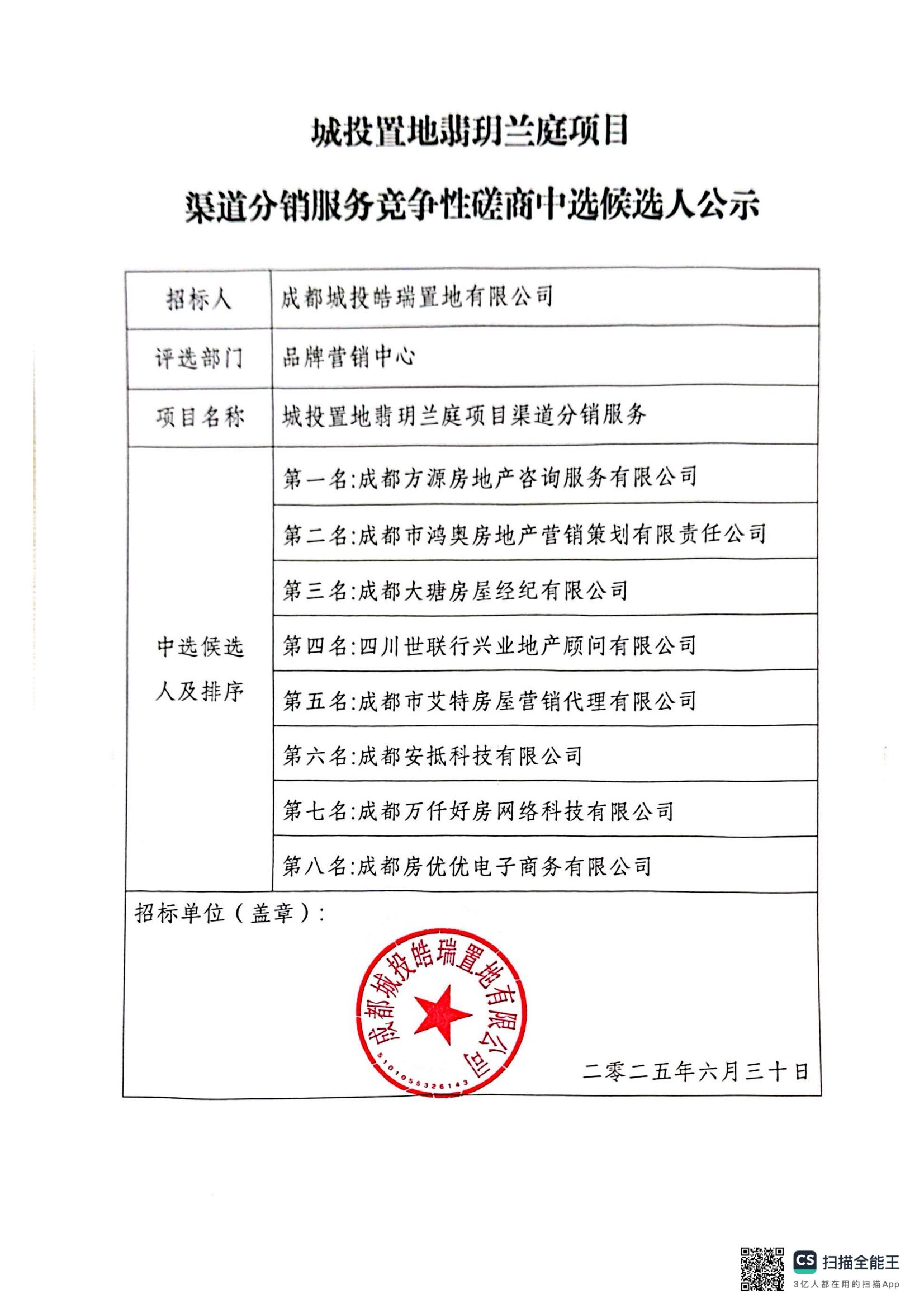翡玥兰庭项目渠道分销竞争性磋商中选候选人公示(3)_00